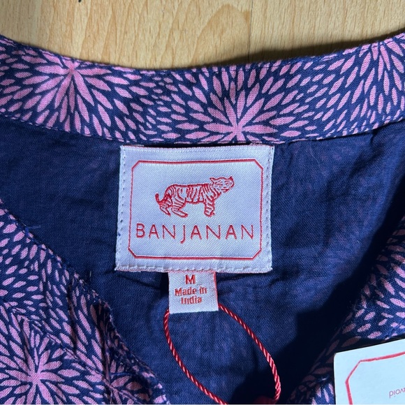 Banjanan NWT Sidra Dress in Petal Power Blueprint Med - Picture 4 of 10